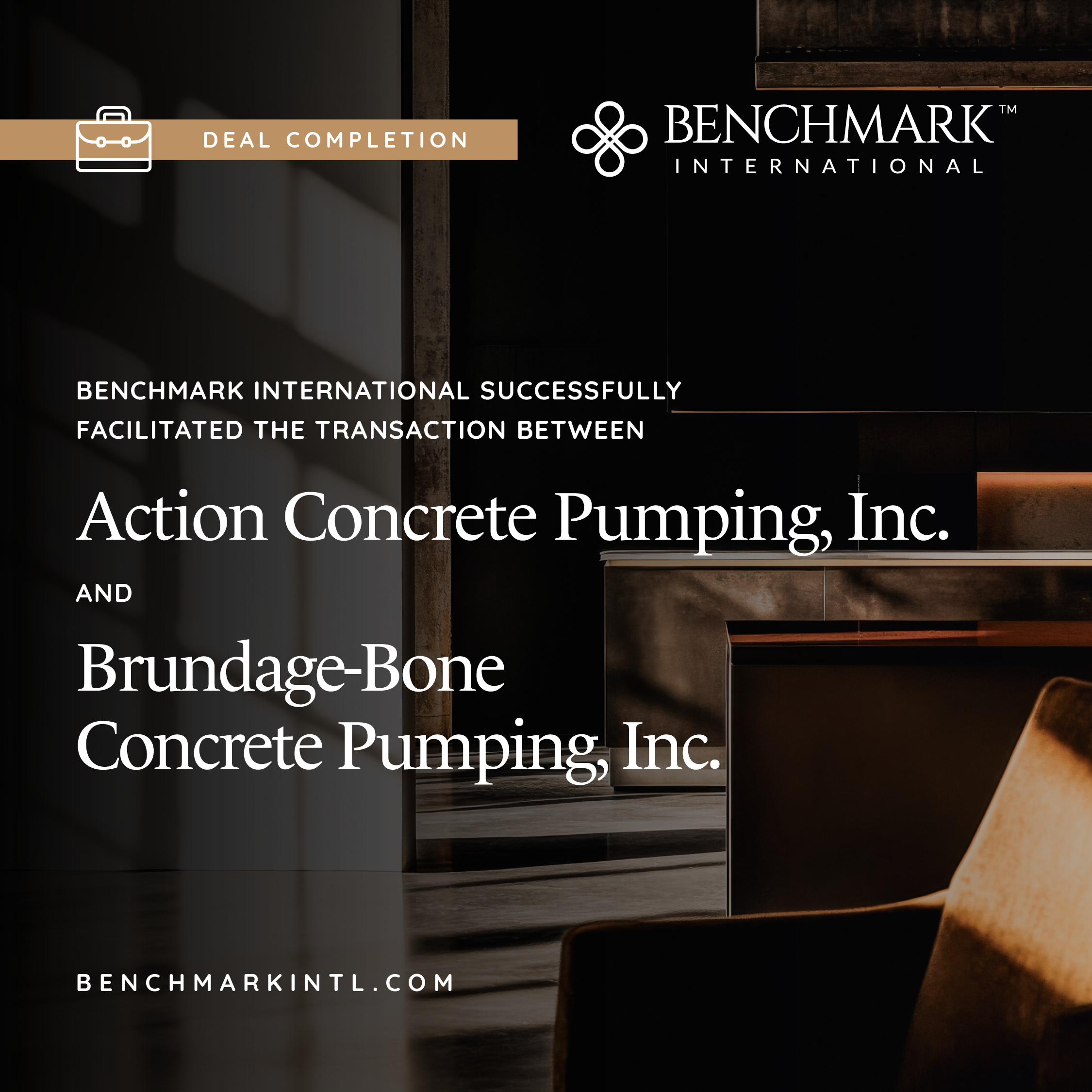 Benchmark_International_Deal_Completions_Q2_2026_Action_Concrete_Pumping_Inc.