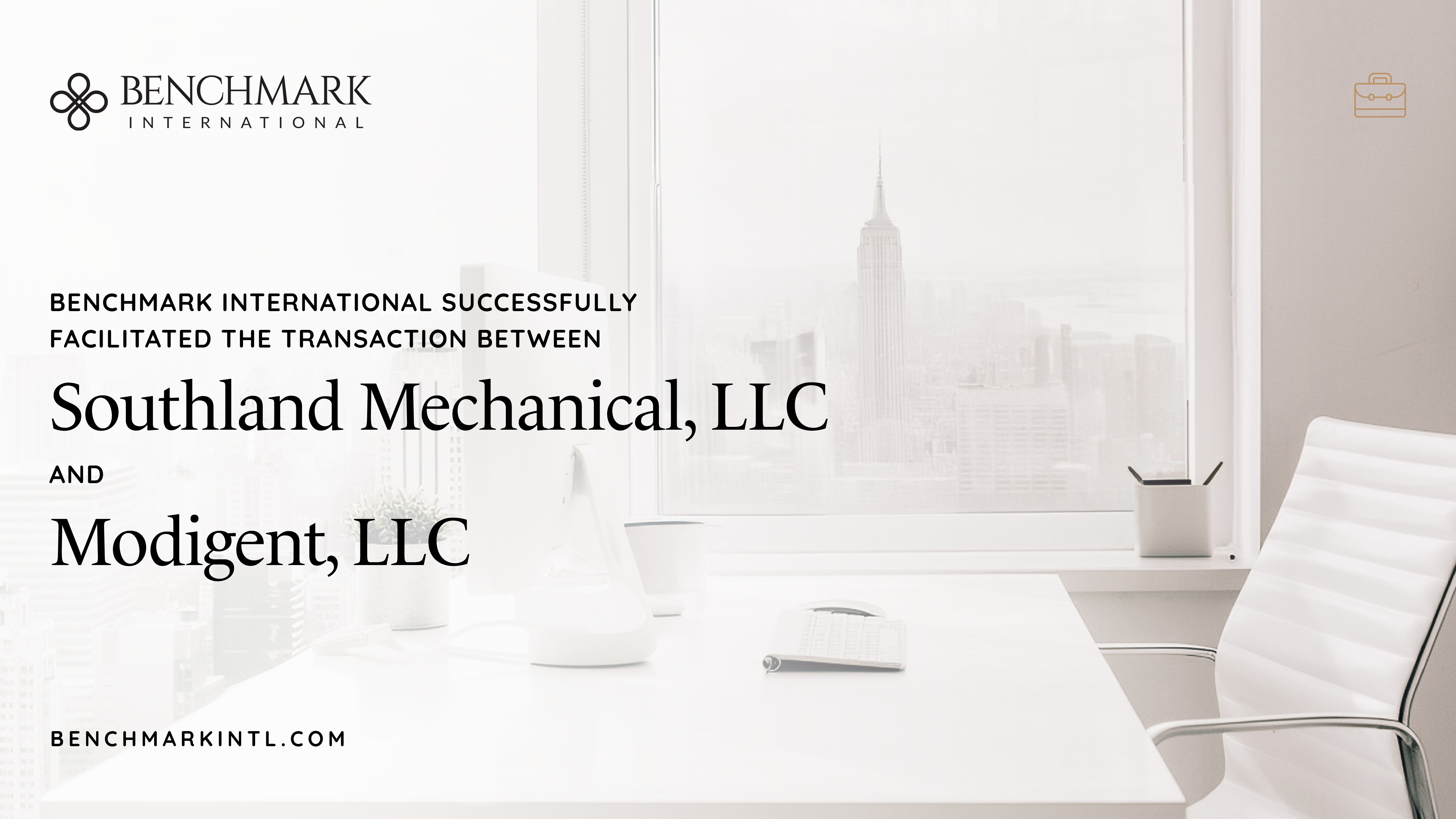 Global Award-Winning M&A Firm Benchmark International